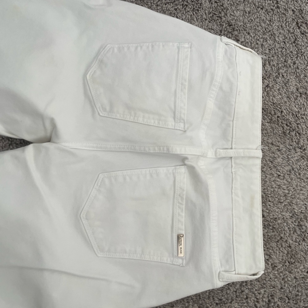WHBM the boot white denim jeans